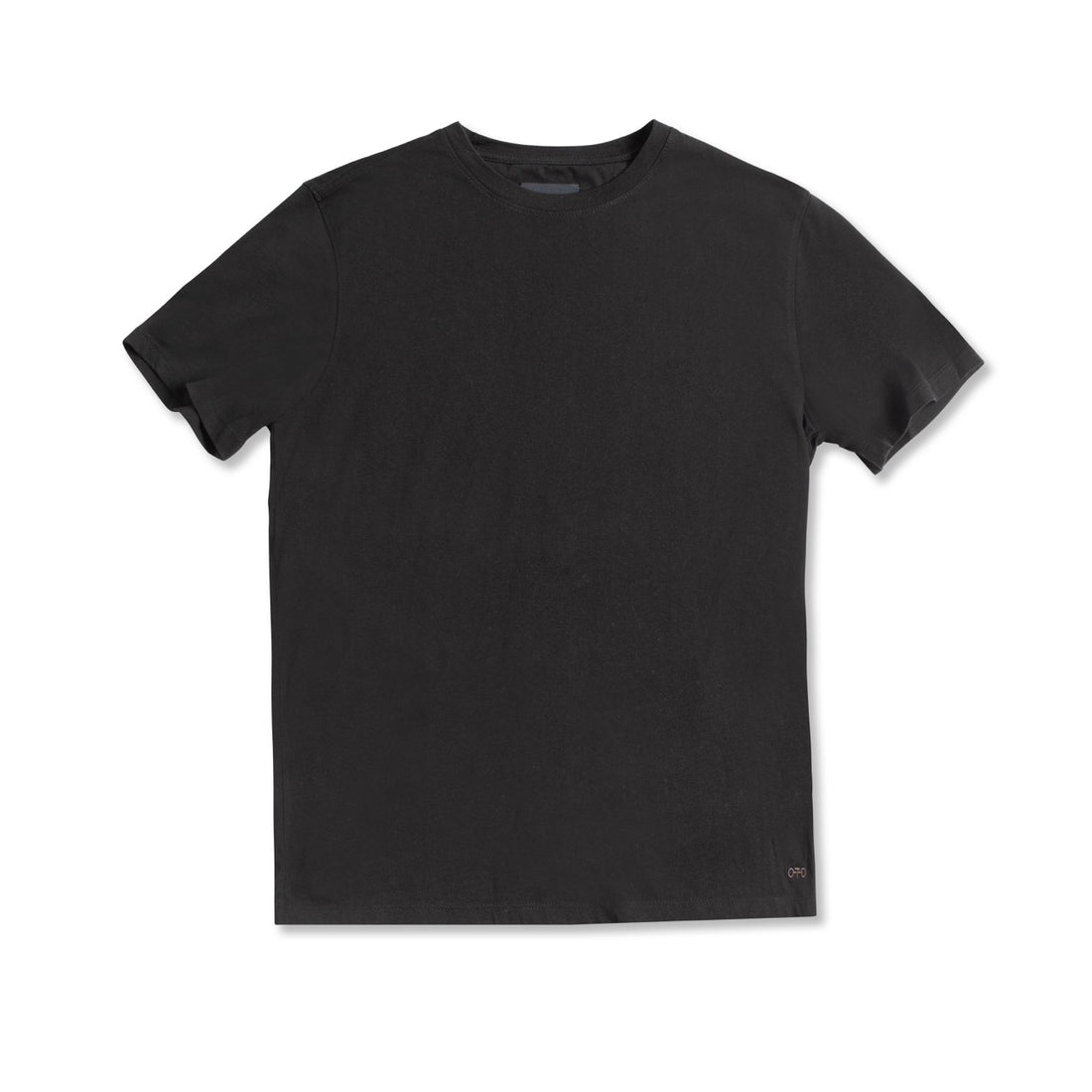 Compact Jersey Crewneck Tee (Black)