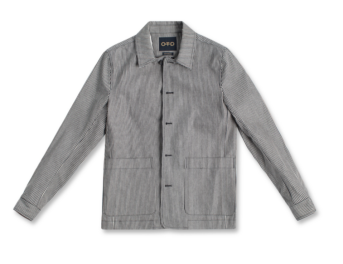 Button Front Easy Fit Workwear Jacket