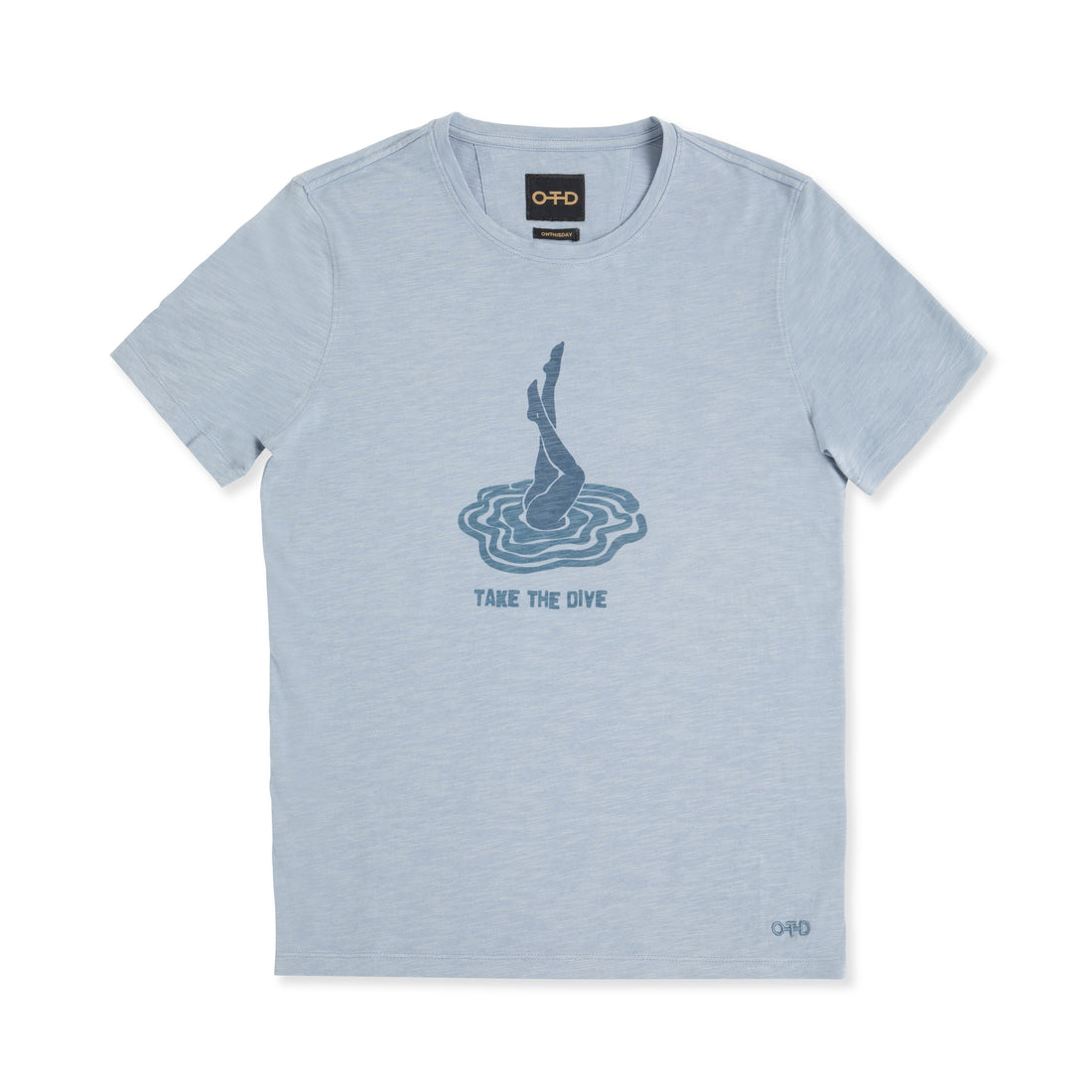 "take the dive" Graphic Short Sleeve Knit Tee