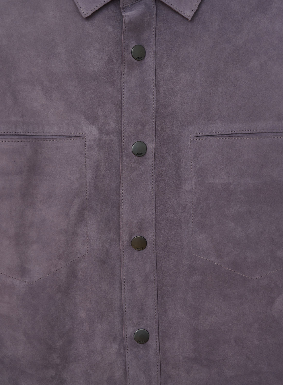 Suede Shirt Jacket (Plum)