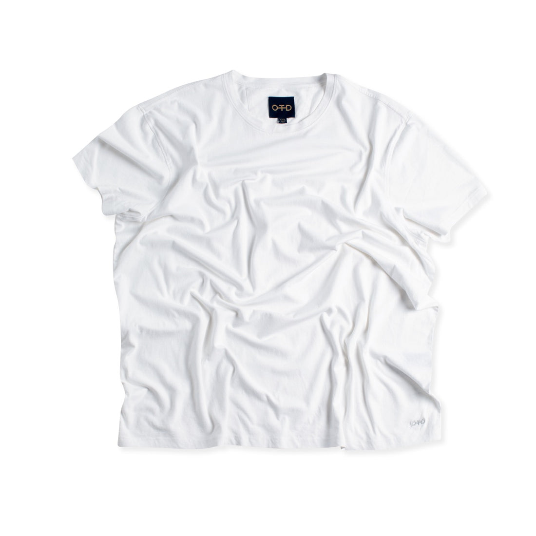 Compact Jersey Crewneck Tee (White)