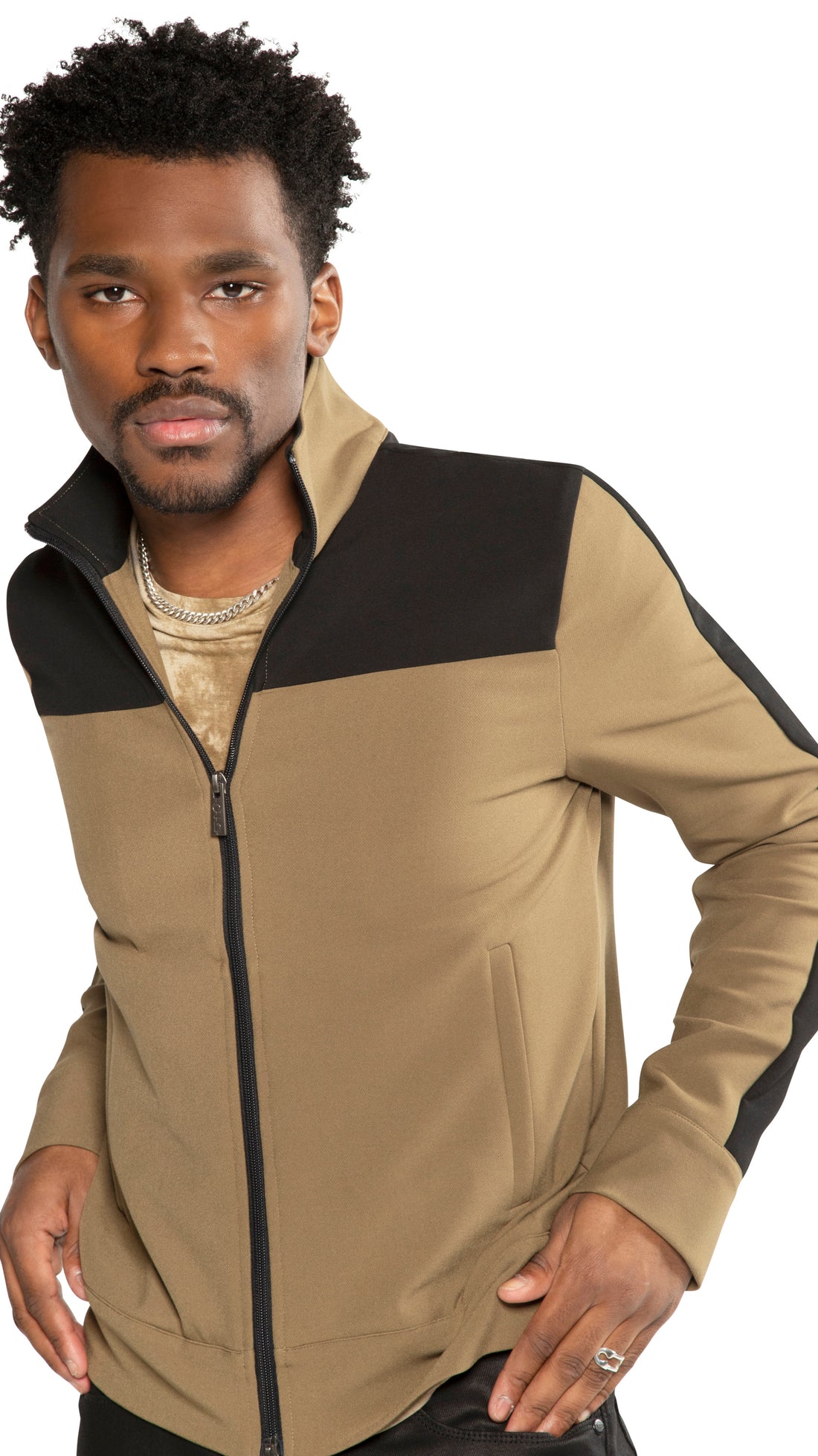 Colorblocked Track Jacket