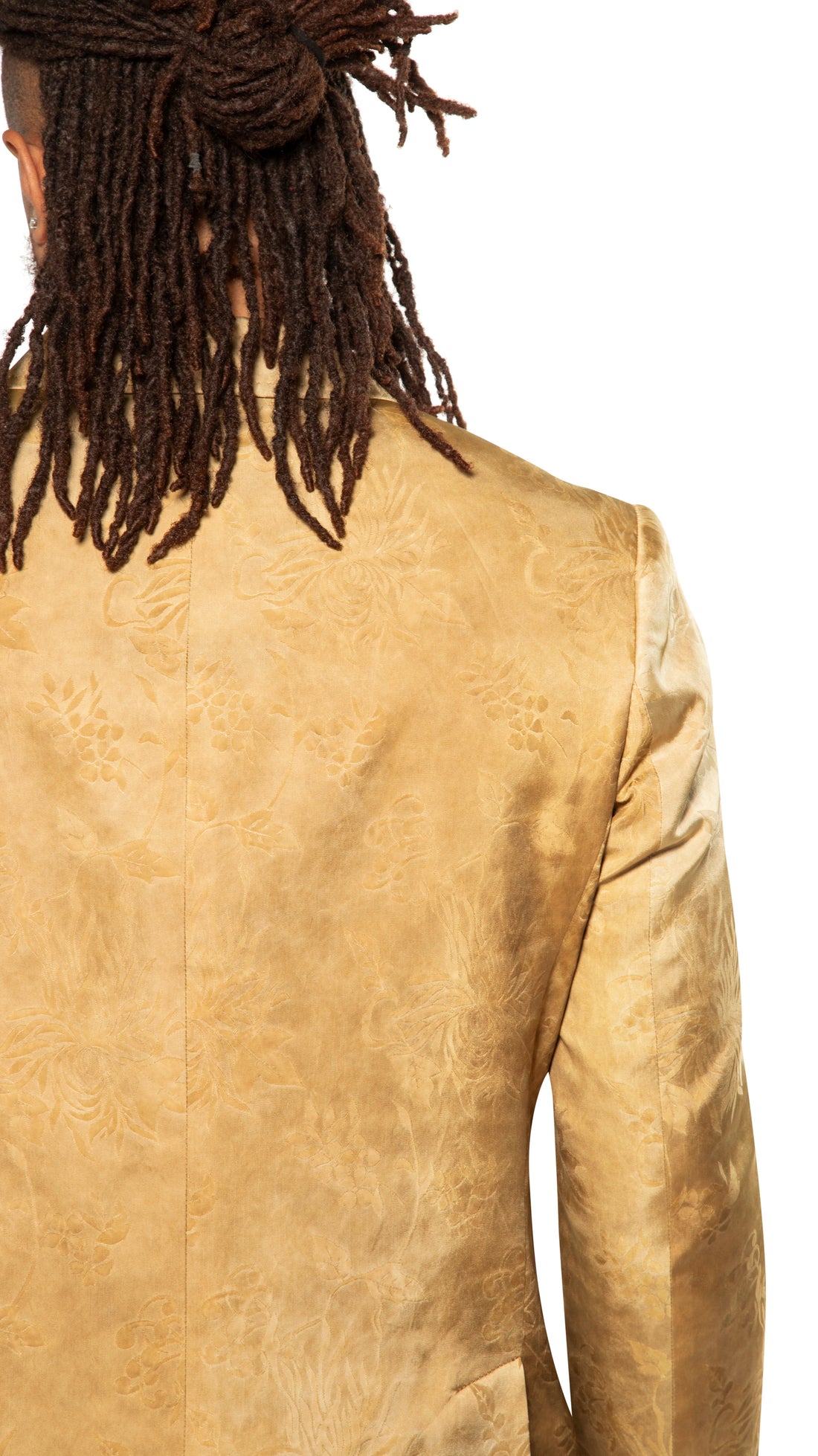 Peak Lapel Double Breasted 8 Button Soft Jacket