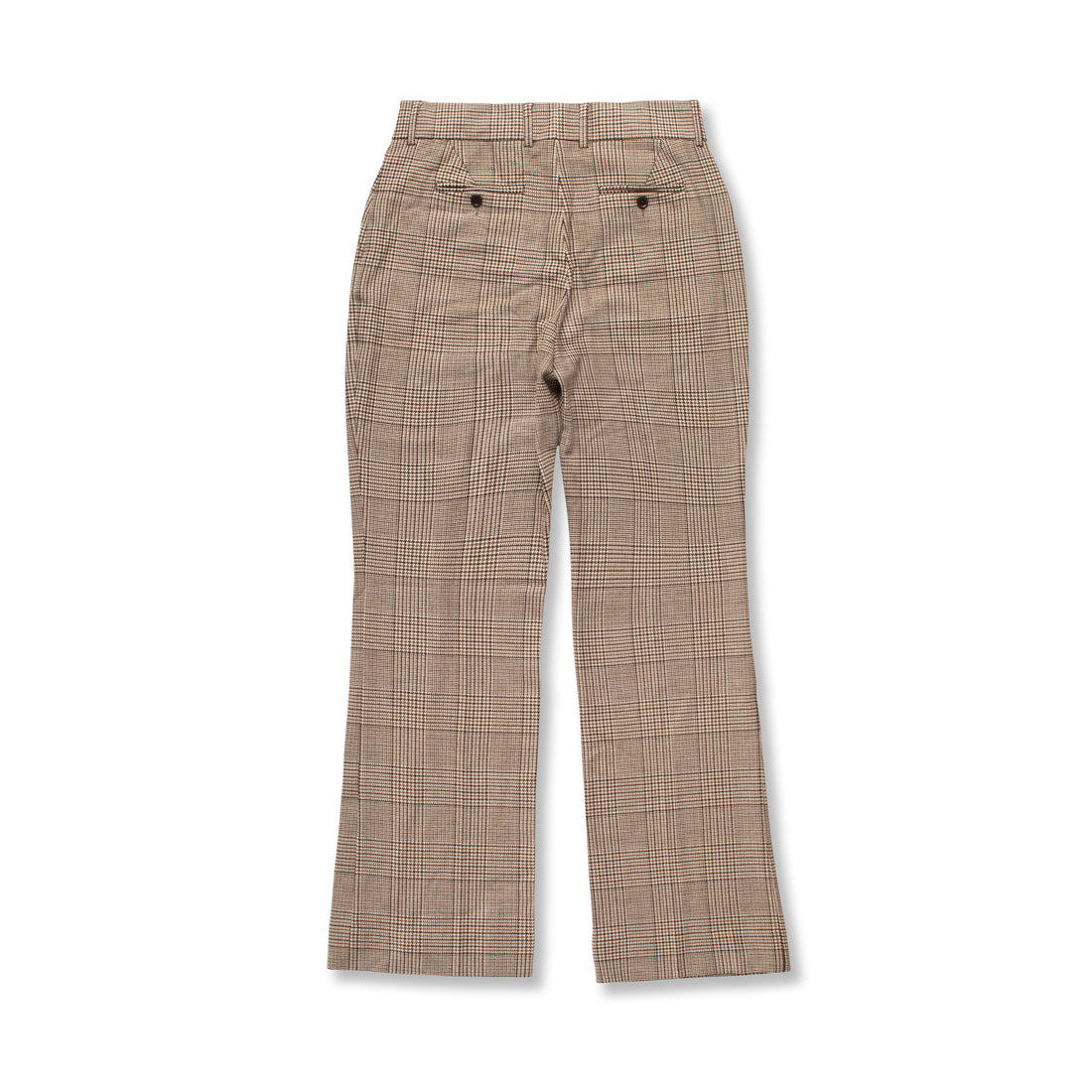 Glen Plaid Flare Leg Pant