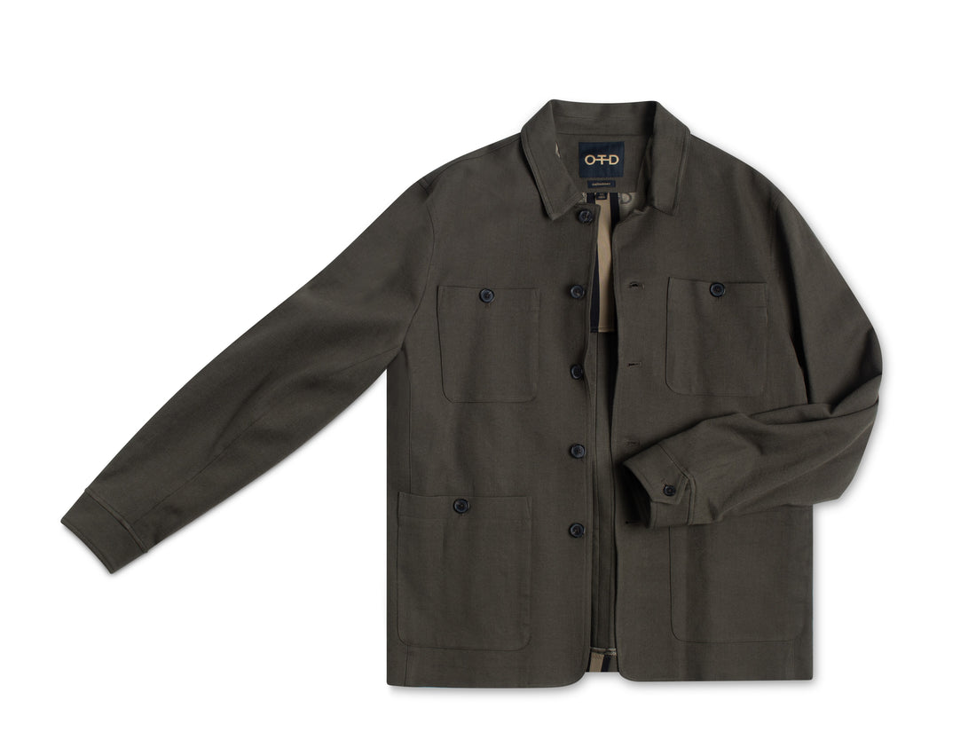 Patch Pocket Task Jacket (Dark Fatigue)