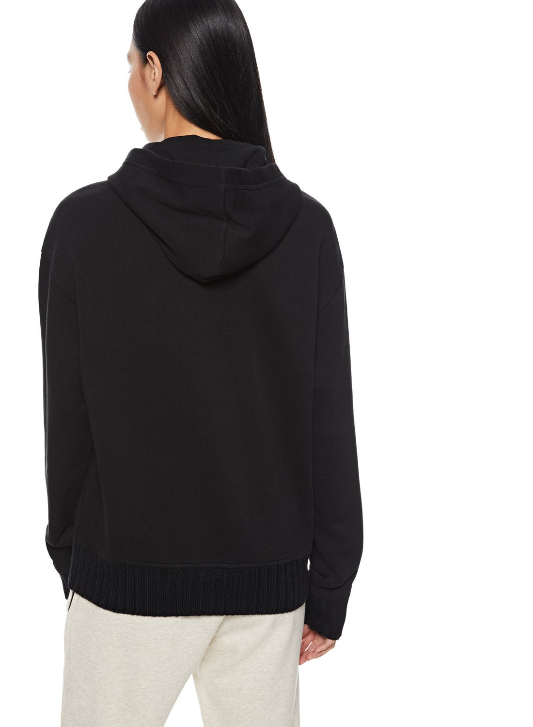 Woman in Graphic OTD Hoodie - Back