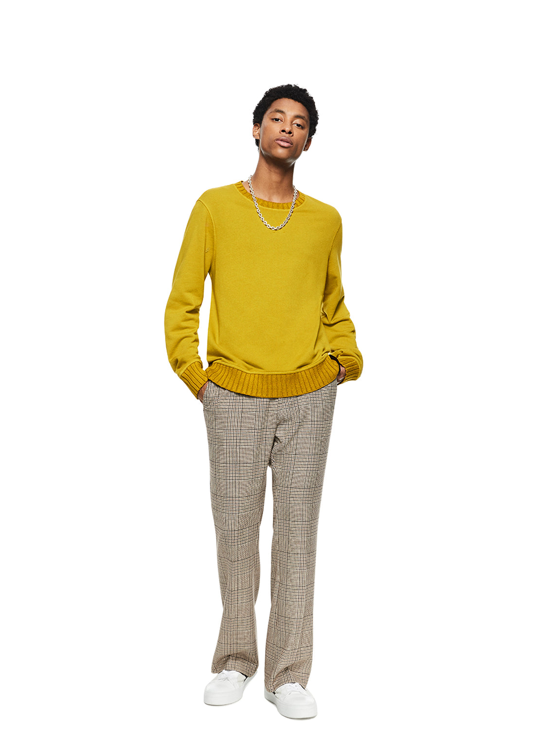 Man in Green Envy Signature Crewneck Sweatshirt