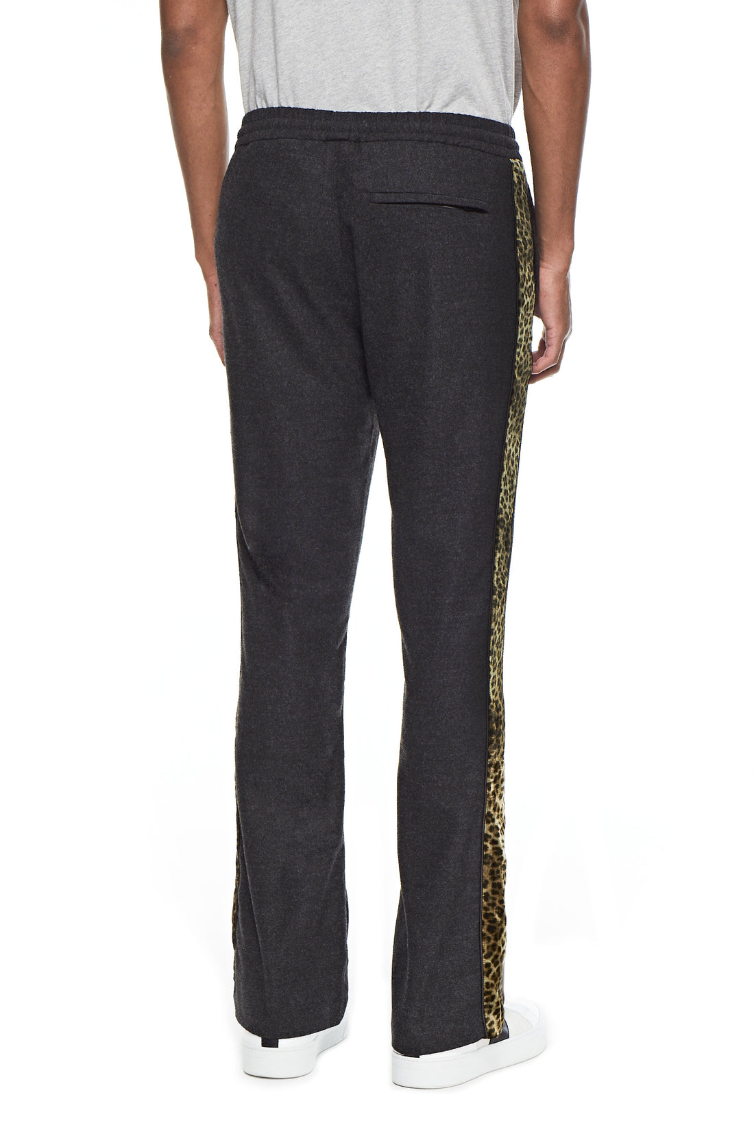 Back of Men's Khaki Multi Slim Fit Stretch Jean