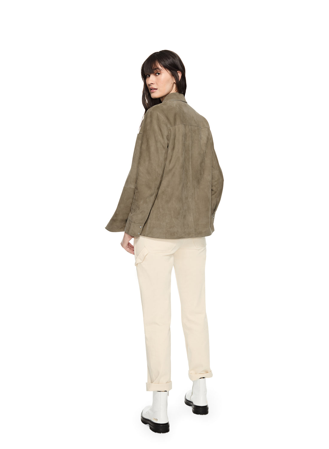 Ultra-Fine Suede Shirt Jacket